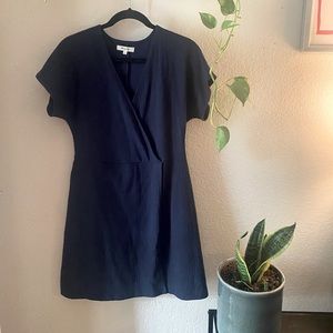 Madewell Blue Wrap Dress